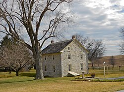 Byers-Muma House, East Donegal Township, Lancaster County, Pennsylvania, built c. 1740; German Colonial
