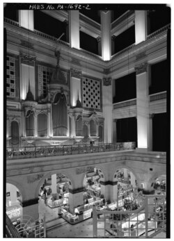 The Grand Court at 13th and Market Streets in Philadelphia
