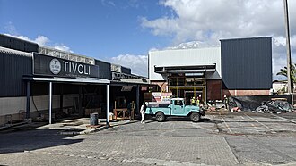 A commercial construction site in the suburb of Tokai