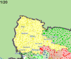 A day-by-day map of the Turkish military operation in Afrin