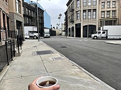 Paramount Backlot in between filming in 2024