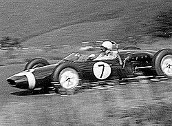 Stirling Moss's Lotus 18 at the Nürburgring, 1961