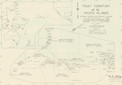 Map of the Trust Territory of the Pacific Islands (1962)