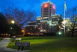 Opened in 1936, Vancouver City Hall is home to Vancouver City Council.