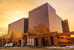 The Triad Center in Downtown Salt Lake City, current home of the News