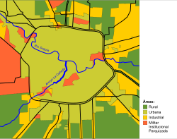 Land use map of Córdoba