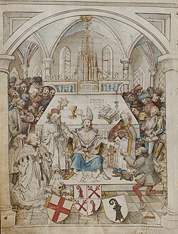 Inauguration ceremony of the University of Basel, 1460