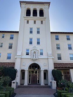 The Nobili Hall tower