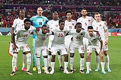 The Canada starting XI for their first group match