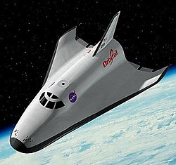 Rendering of Prometheus in orbit