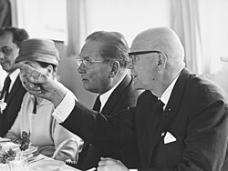 Tito and Finnish president Urho Kekkonen in Helsinki, 1964