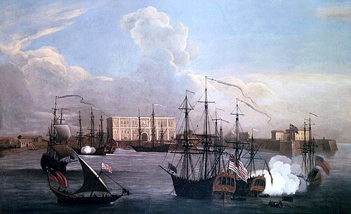 Ships in Bombay Harbour, c. 1731