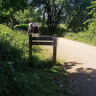 Former railway now the Trans Pennine Trail
