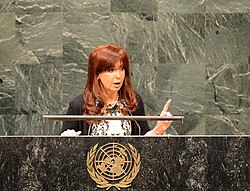 Kirchner at the UN General Assembly