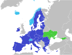 In January 2016, Ukraine joined the Deep and Comprehensive Free Trade Area with the EU, established by the Ukraine–European Union Association Agreement, opening its path towards European integration