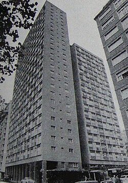 Highrises in Mar del Plata dating from the Frondizi era, when modern architecture came into vogue locally.