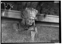 Sculpture of Kicking Bear by Glenn Brown, on Dumbarton Bridge