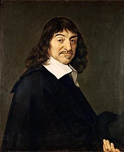 René Descartes. Portrait after Frans Hals, 1648.