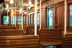 Refurbishment of La Brugeoise cars for public display began in 2013.[97]