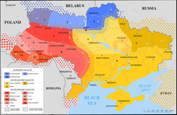 A map of Ukrainian dialects and subdialects (2005) Northern group South-eastern group South-western group