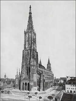 Ulm Minster in 1910