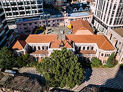 The former Shanghai Jewish Club at 722 West Nanjing Road, a European Renaissance Revival mansion originally built for Chinese merchant Ye Yiquan and later used by the Jewish community as a social club.