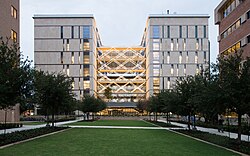 The Engineering Education and Research Center (EERC), a teaching and research facility for the Cockrell School of Engineering