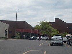 Geneva High's rear entrance