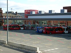 Warrington Bus Interchange in October 2009
