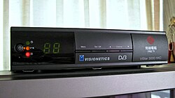An older digital cable TV set-top box