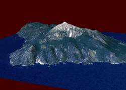 A 3D model of Athos