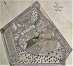 plan of the botanic garden in Glasgow