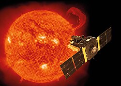 Solar and Heliospheric Observatory (SOHO) observing the Sun