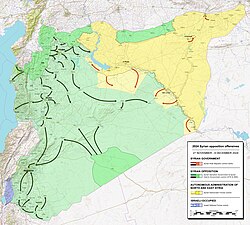Syrian Opposition offensives that overthrew Assad's regime in 11 days