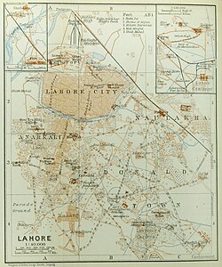 Map of the Old City and environs.