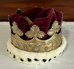 Coronet of the Dukes of Manchester, chased as jewelled but not actually gemmed, with eight strawberry leaves.