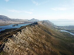 The Steenbras Dam, which is used to generate hydroelectric power for the city