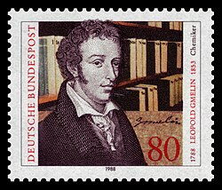 German postal stamp featuring Gmelin