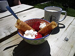 Rolled pönnukaka