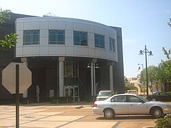 The Alexandria Museum of Art is located downtown along the Red River.