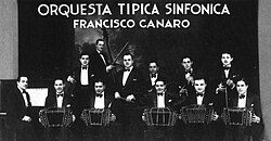 Canaro and his orchestra, c.1930.