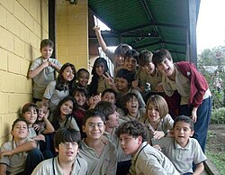 Costa Rican school children