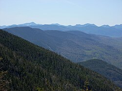 The Adirondack Mountains of Upstate New York form the southernmost part of the Eastern forest-boreal transition ecoregion, constituting part of the world's taiga biome.