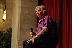 Augusto Boal presenting a workshop on the Theatre of the Oppressed at Riverside Church in New York City in 2008