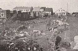 German occupying forces in Skidel during World War I