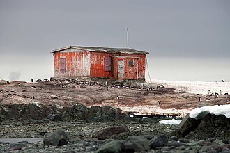 Groussac hut on Petermann Island