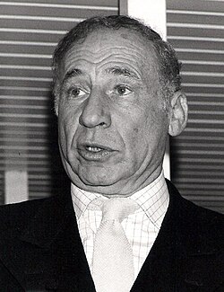 Mel Brooks in 2010 at a ceremony to give him a star on the Walk of Fame.