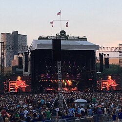 Phish's 2016 Summer Tour included their first visit to Wrigley Field in Chicago.