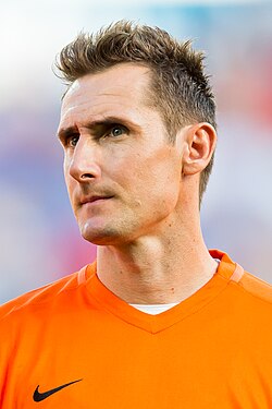 Scoring 16 goals for Germany, Miroslav Klose was top goalscorer from 2014 to 2026.