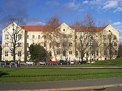 The main building of the University of Zagreb and adjacent Faculty of Law